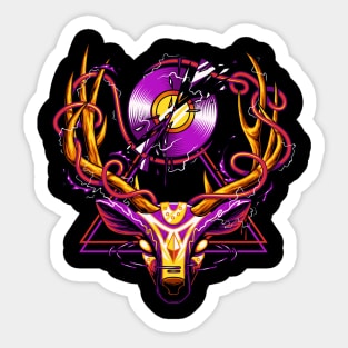 electric deer Sticker